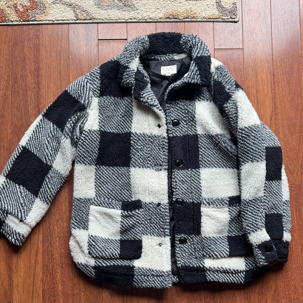 Black and White Checkered Jacket